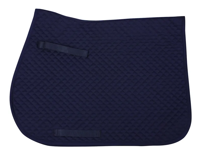 QHP Shetland Saddle Pad in Navy Blue